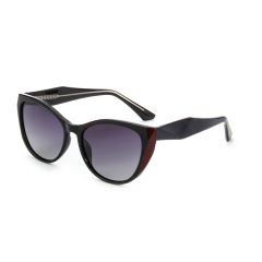 RIANOVA cat eye shape large frame cp temples polarized sunglasses 7007