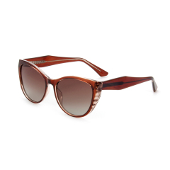 RIANOVA cat eye shape large frame cp temples polarized sunglasses 7007