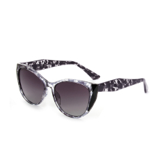 RIANOVA cat eye shape large frame cp temples polarized sunglasses 7007
