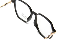 RIANOVA TR90 square metal anti-blue light frosted eyeglasses frame with decorative temples 2099