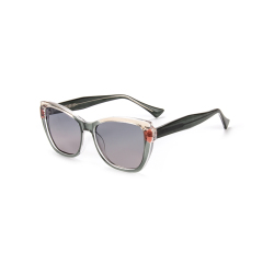 RIANOVA cat eye color clash cp thick temples polarized sunglasses 7009