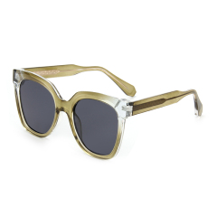 RIANOVA Large Round Frame CP Polarized Sunglasses 5001