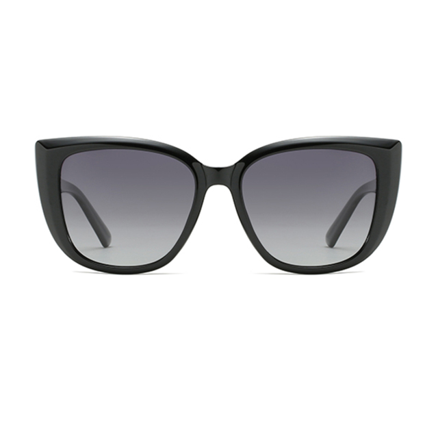LEKE Polarized Sunglasses Wide leg Cat Eye Narrow frame 16001