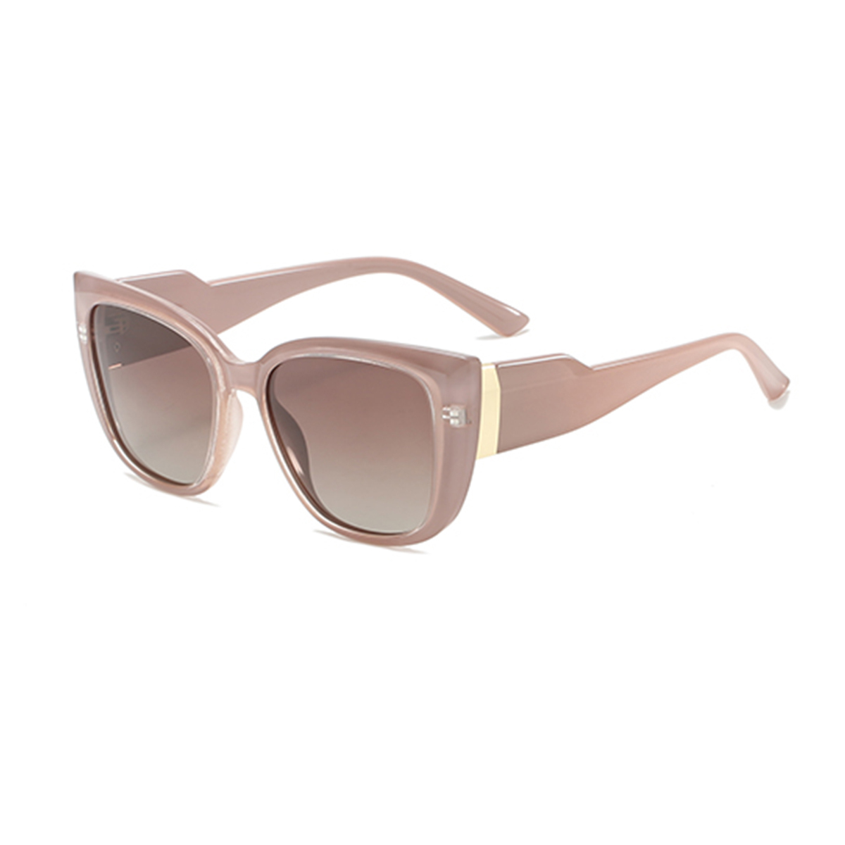 LEKE Polarized Sunglasses Wide leg Cat Eye Narrow frame 16001