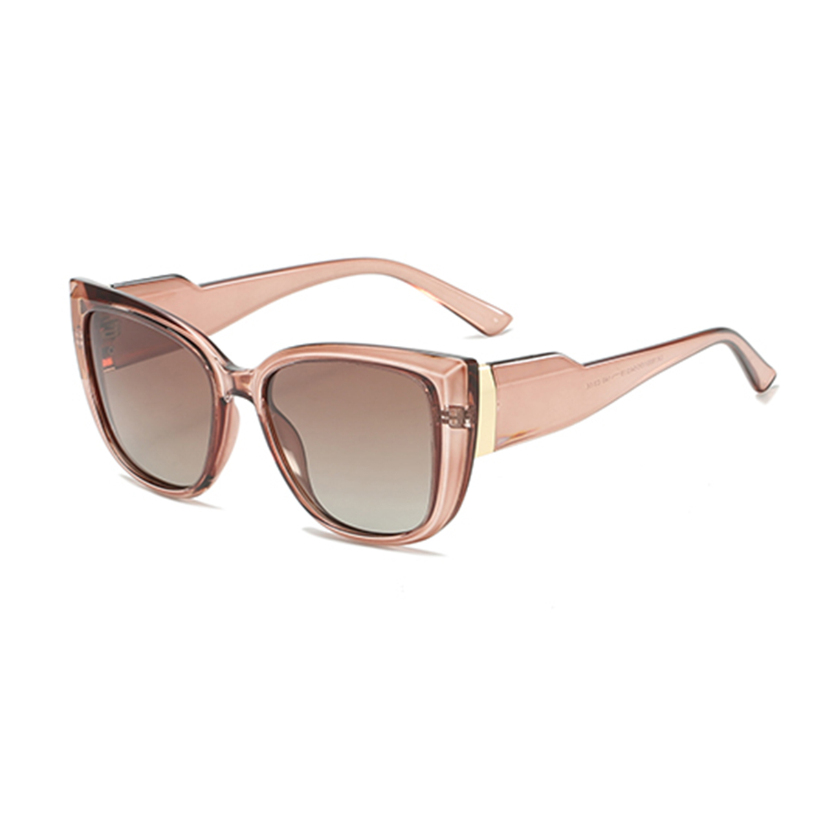 LEKE Polarized Sunglasses Wide leg Cat Eye Narrow frame 16001