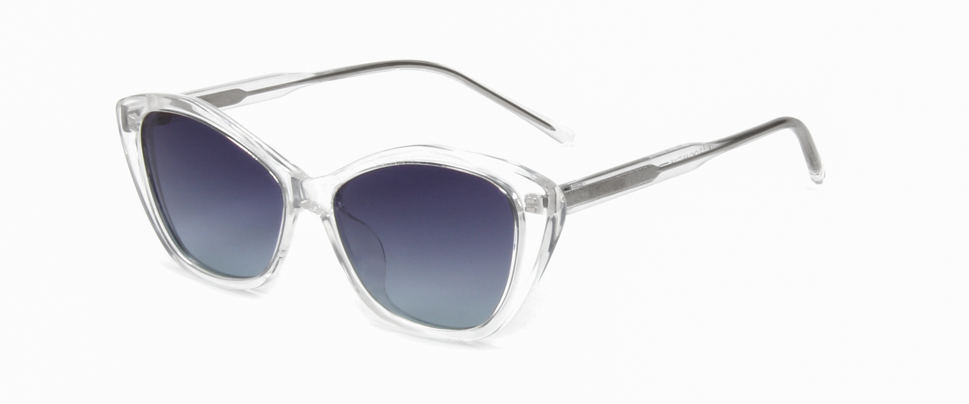 RIANOVA fashion cat eye small frame cp temples polarized sunglasses 8013