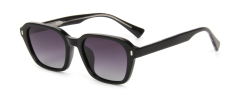 RIANOVA fashion small frame square rivet decoration cp temples polarized sunglasses 8012