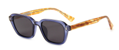 RIANOVA fashion small frame square rivet decoration cp temples polarized sunglasses 8012