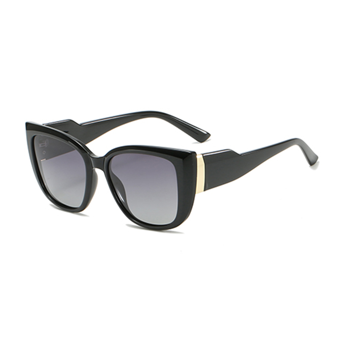 LEKE Polarized Sunglasses Wide leg Cat Eye Narrow frame 16001
