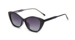 RIANOVA fashion cat eye small frame cp temples polarized sunglasses 8013