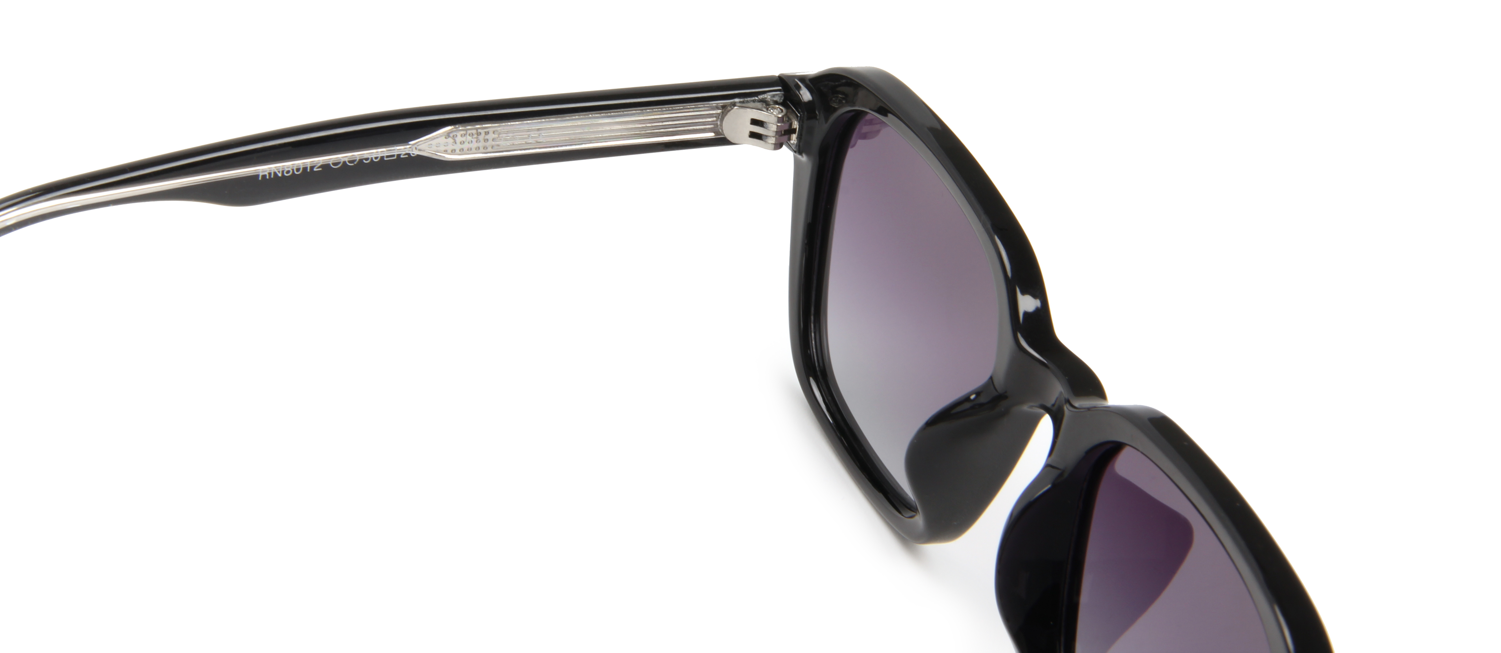 RIANOVA fashion small frame square rivet decoration cp temples polarized sunglasses 8012