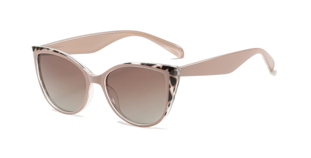 LEKE Polarized Sunglasses cat eye Trendy For Women 16003