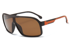Enrique Cavaldi Large Frame One Piece Eye Protection Riding Outdoor Polarized Sunglasses 9736