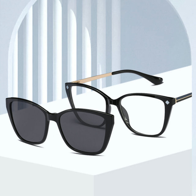 LEKE Magnetic suction glasses sunglasses fashionable UV400 polarized 8801