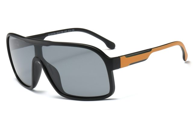 Enrique Cavaldi Large Frame One Piece Eye Protection Riding Outdoor Polarized Sunglasses 9736