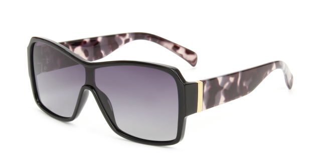 LEKE Polarized Sunglasses Large frame glasses Trendy For Women 16016