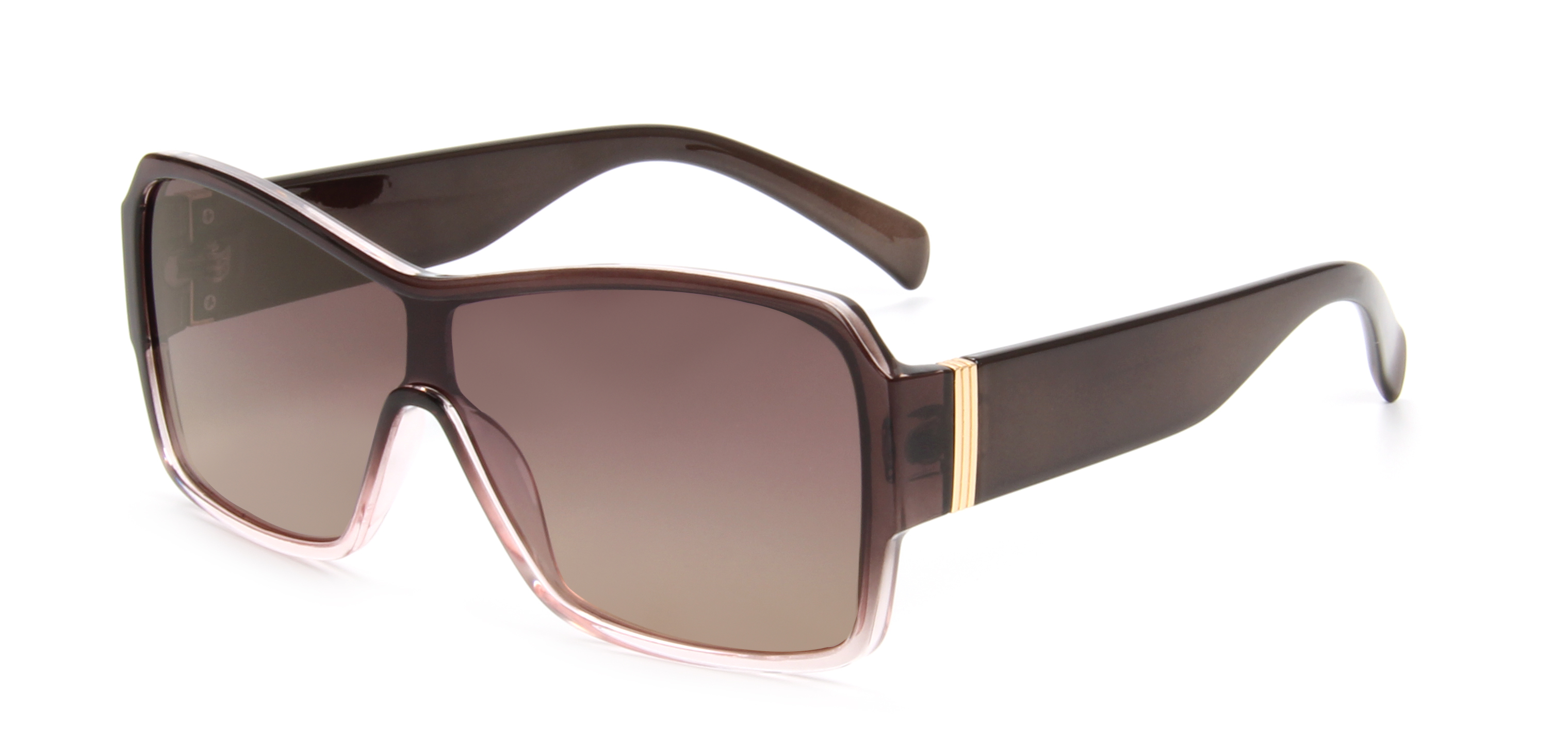 LEKE Polarized Sunglasses Large frame glasses Trendy For Women 16016