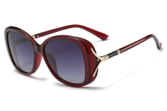 LEKE Large frame cat eye UV resistant sunglasses 2129
