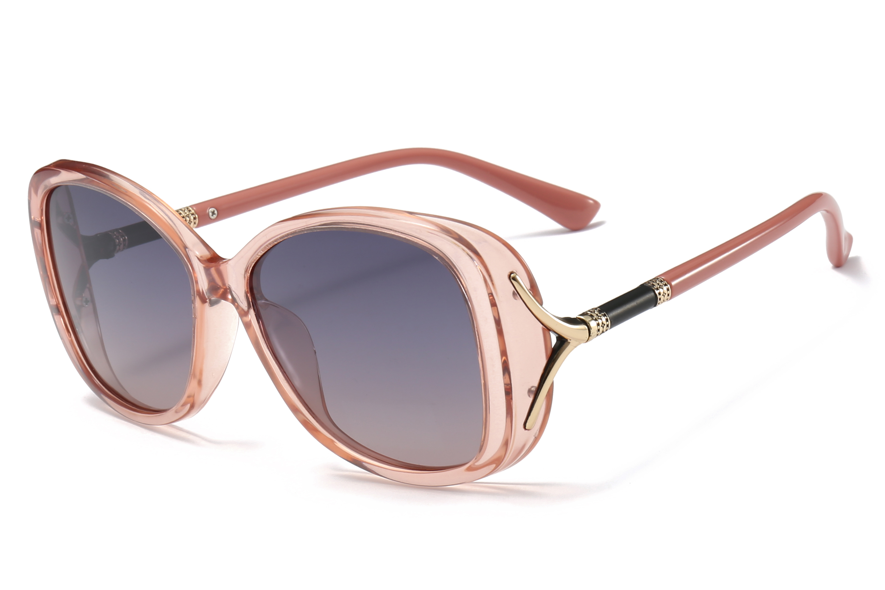 LEKE Large frame cat eye UV resistant sunglasses 2129