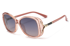LEKE Large frame cat eye UV resistant sunglasses 2129