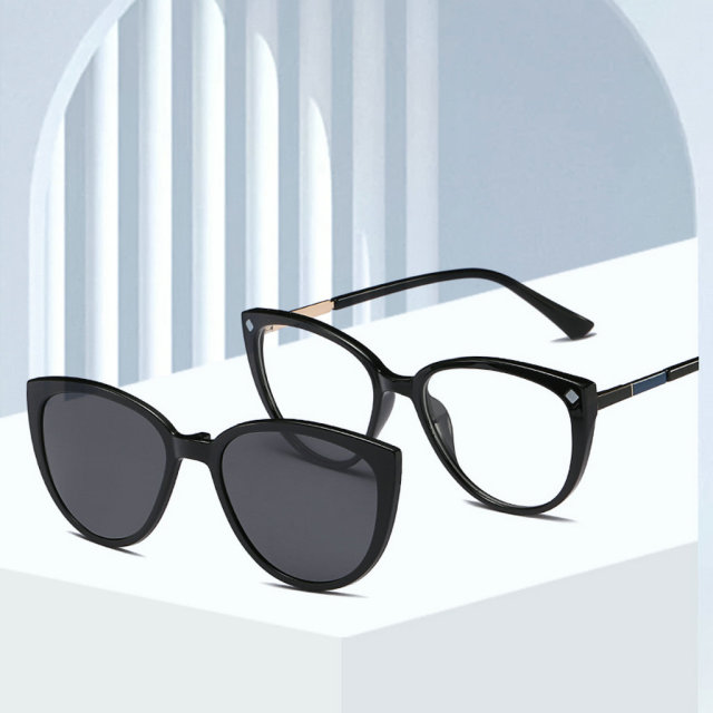 LEKE Magnetic Sleeve Glasses sunglasses fashionable UV400 polarized 8802