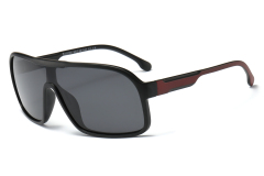 Enrique Cavaldi Large Frame One Piece Eye Protection Riding Outdoor Polarized Sunglasses 9736