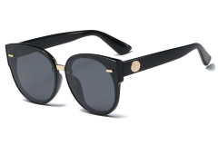 LEKE Large frame slim face versatile polarized sunglasses 2119