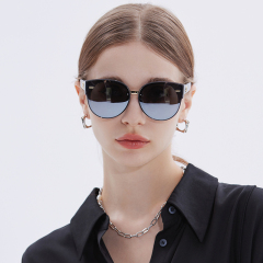 LEKE Large frame slim face versatile polarized sunglasses 2119