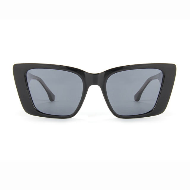 LEKE Polarized SunglassesThick mirror frame rectangle Trendy 14008