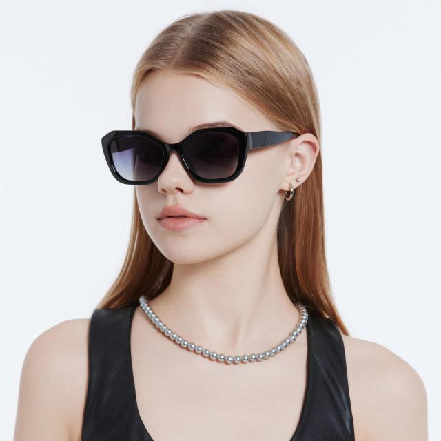 LEKE Polarized Sunglasses Simplicity Rectangular solid colour 26007