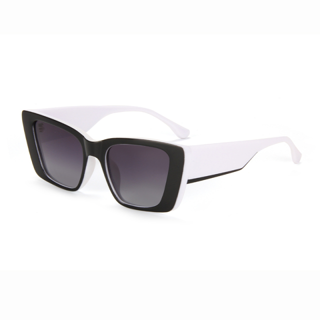 LEKE Polarized SunglassesThick mirror frame rectangle Trendy 14008