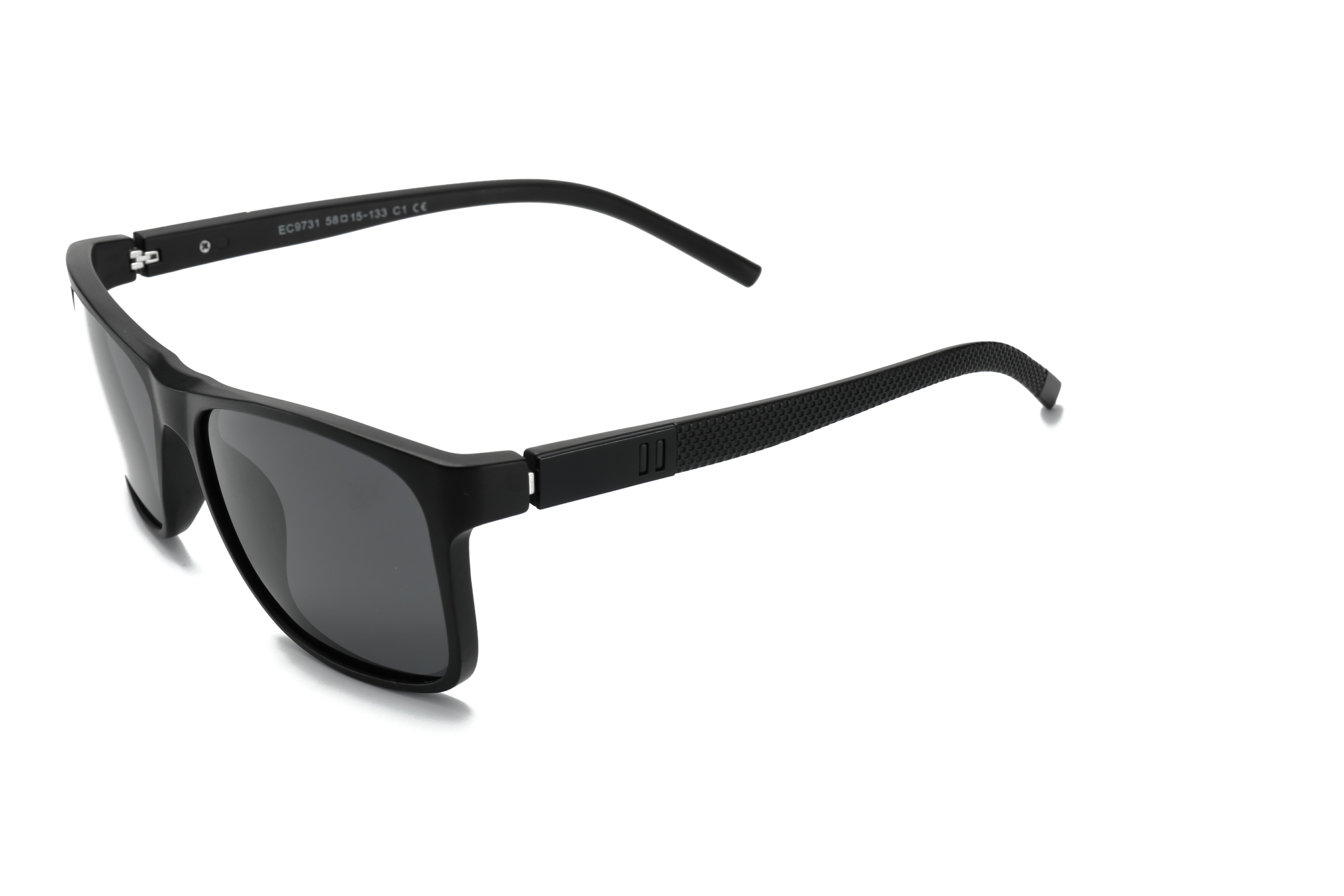 Enrique Cavaldi Square Frame Outdoor Riding Personalized Windproof Polarized Sunglasses 9731