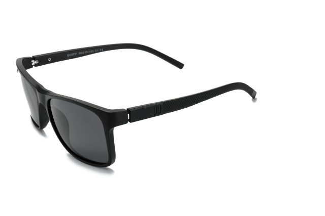 Enrique Cavaldi Square Frame Outdoor Riding Personalized Windproof Polarized Sunglasses 9731