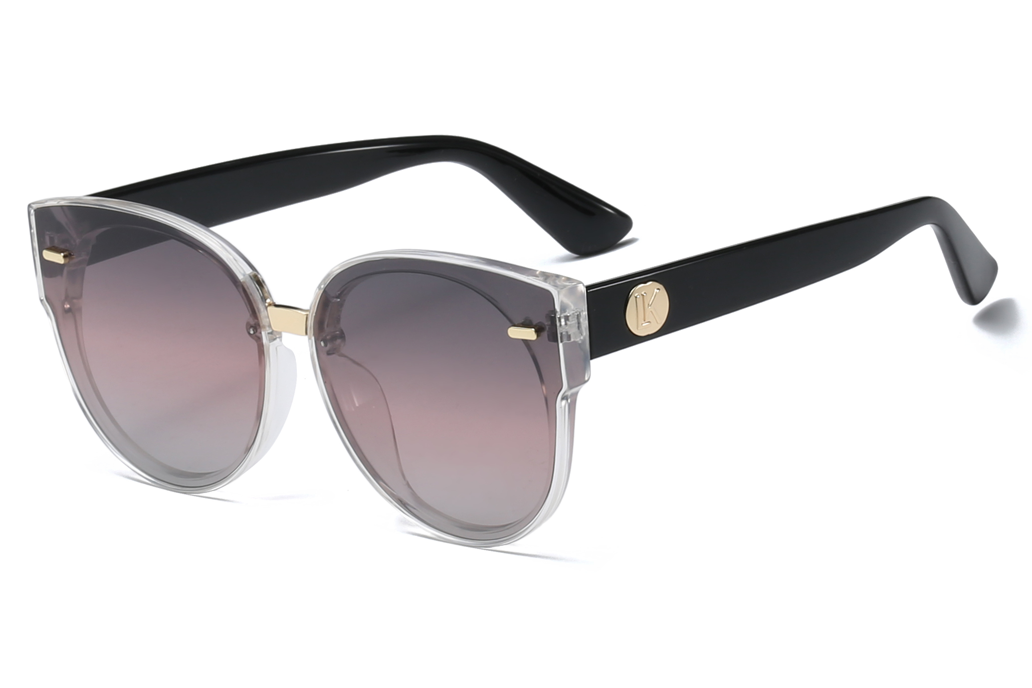 LEKE Large frame slim face versatile polarized sunglasses 2119