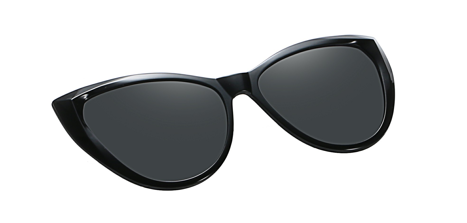 LEKE Dual Purpose Polarized Cat Eye Magnetic Sleeve Eyeglasses Sunglasses 8814