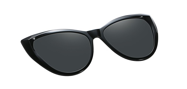 LEKE Dual Purpose Polarized Cat Eye Magnetic Sleeve Eyeglasses Sunglasses 8814