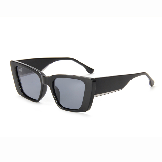 LEKE Polarized SunglassesThick mirror frame rectangle Trendy 14008