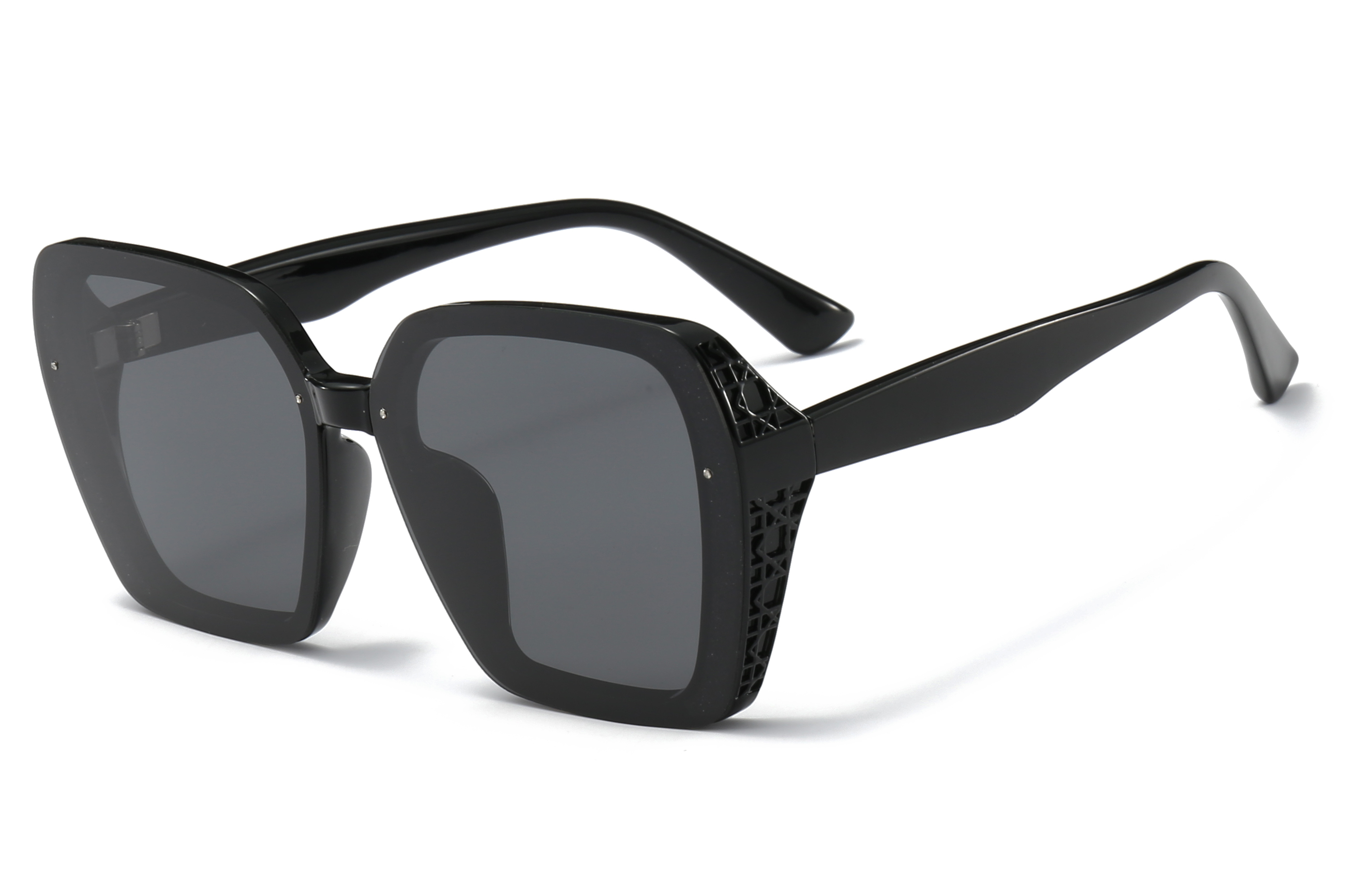 LEKE Large frame slim face versatile polarized sunglasses 2139