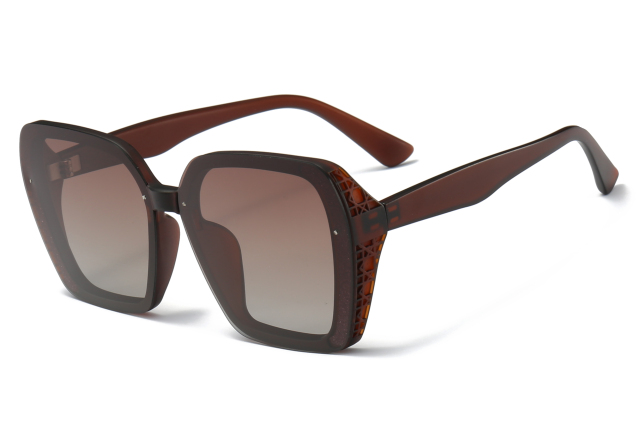 LEKE Large frame slim face versatile polarized sunglasses 2139