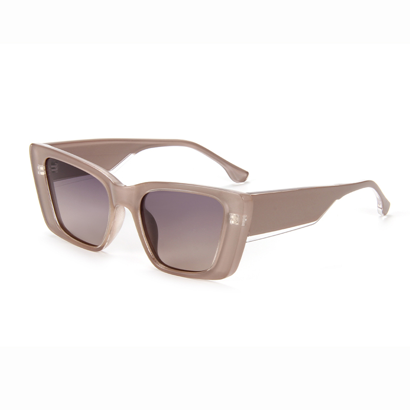 LEKE Polarized SunglassesThick mirror frame rectangle Trendy 14008