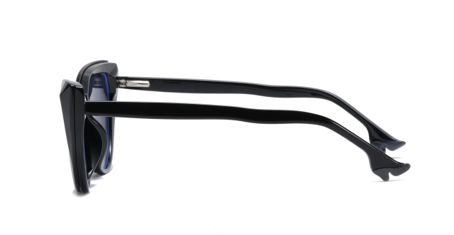 LEKE Dual Purpose Polarized Cat Eye Magnetic Sleeve Eyeglasses Sunglasses 8814