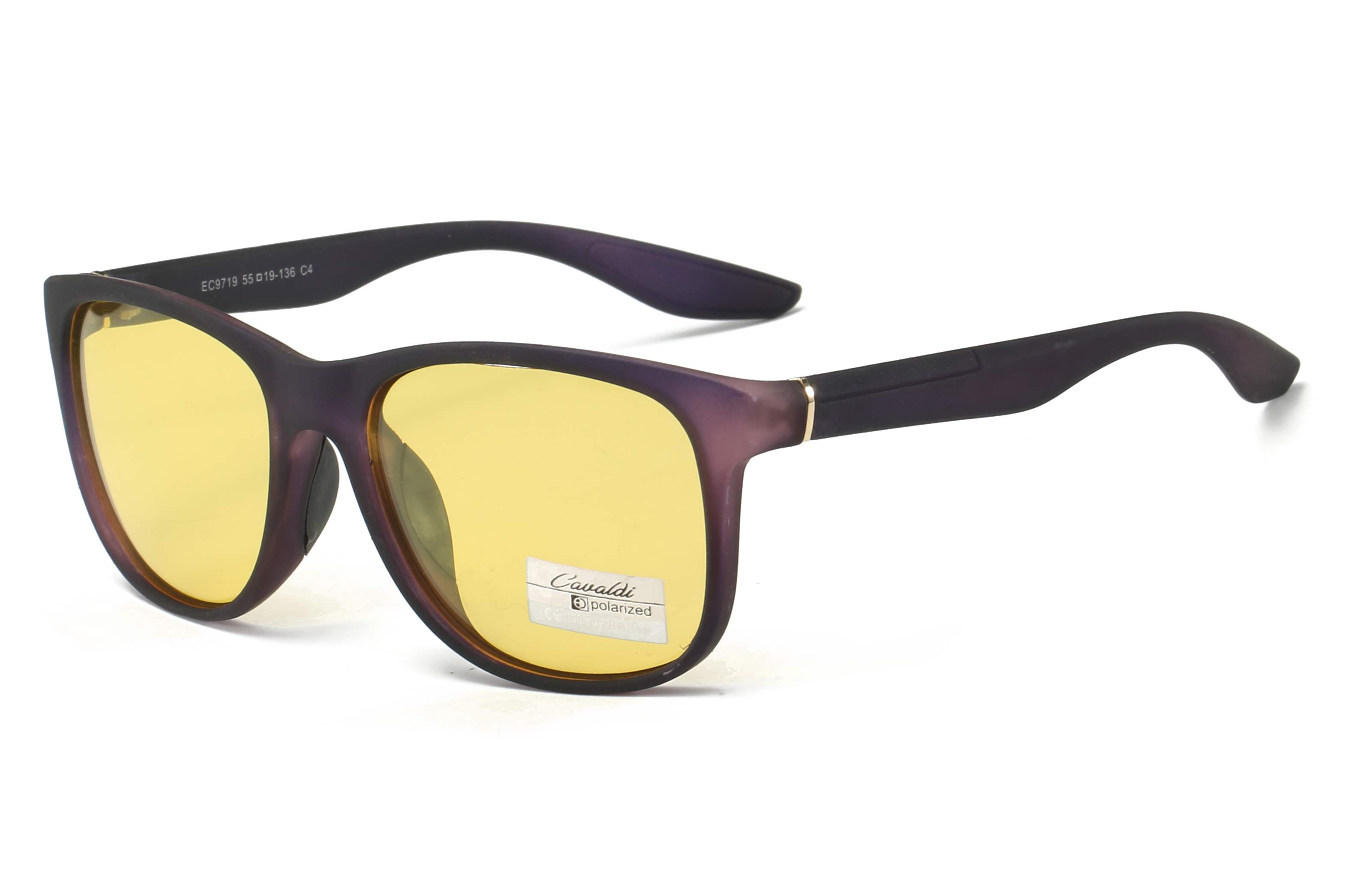 Enrique Cavaldi Oval Frames Outdoor Sports Cycling Leg Lines Decorative Polarized Sunglasses 9719