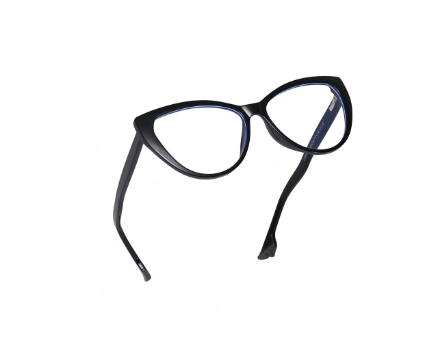 LEKE Dual Purpose Polarized Cat Eye Magnetic Sleeve Eyeglasses Sunglasses 8814