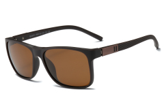 Enrique Cavaldi Square Frame Outdoor Riding Personalized Windproof Polarized Sunglasses 9731