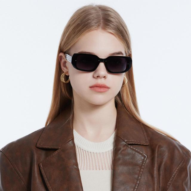 LEKE Polarized Sunglasses Narrow frame glasses edge piping 14003