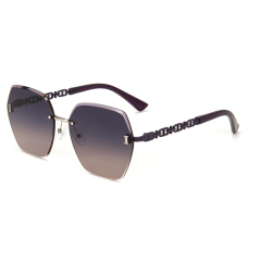 RIANOVA frameless sunglasses polarized sunglasses 6029