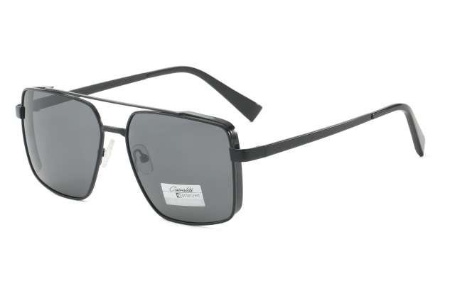 Enrique Cavaldi UV protection square frame polarized sunglasses 68007