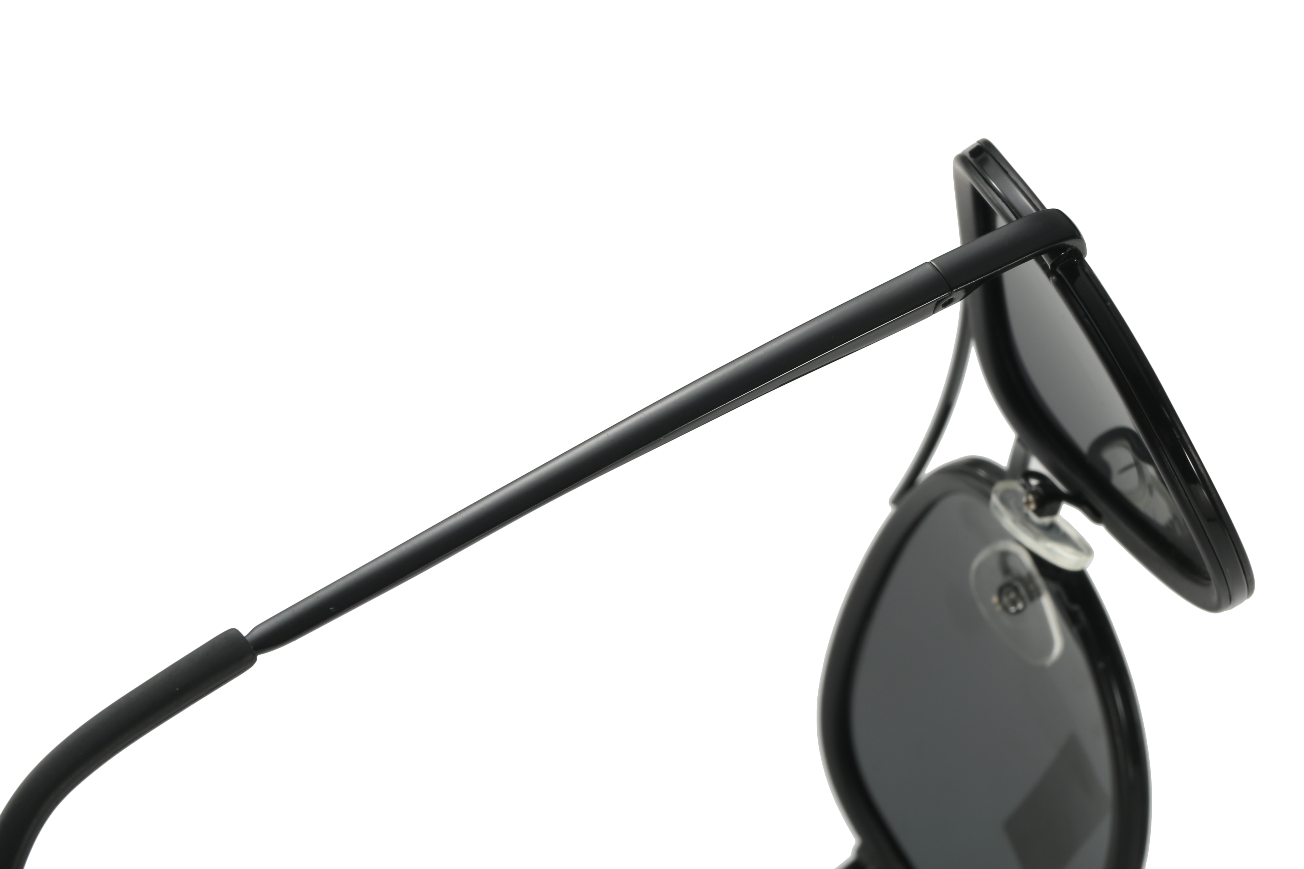 Enrique Cavaldi double crossbar pc wrapped metal temples polarized sunglasses 5817