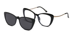 LEKE Cat Eye Design Magnetic Sleeve Polarized Sunglasses 8810
