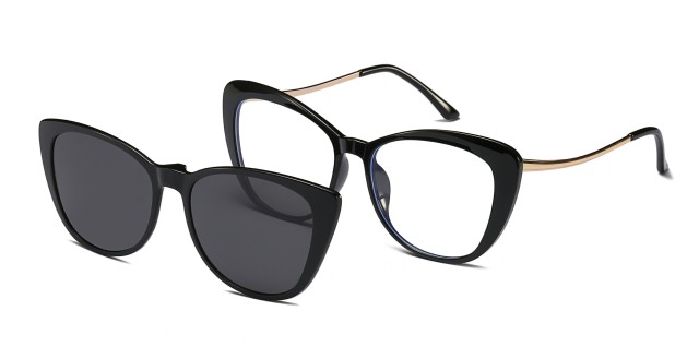 LEKE Cat Eye Design Magnetic Sleeve Polarized Sunglasses 8810
